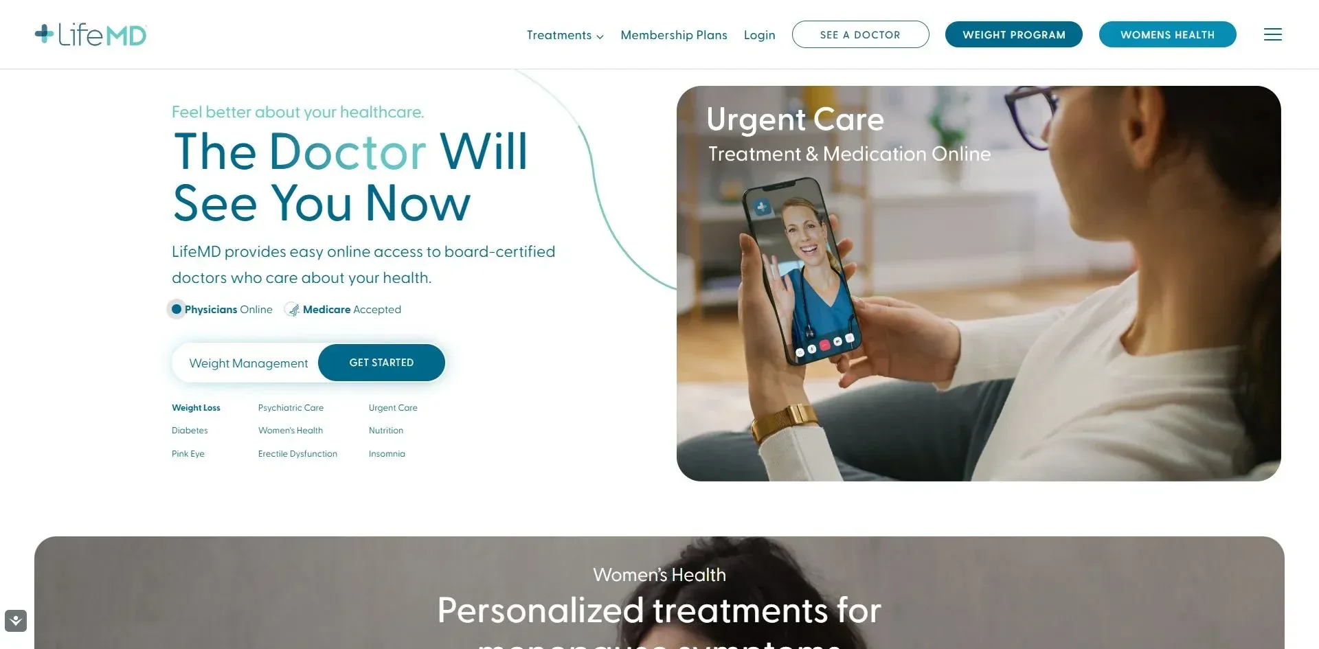 LifeMD website screenshot