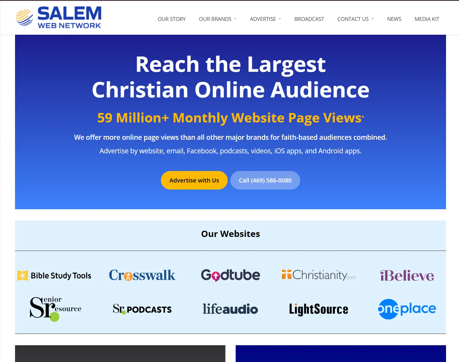 Salem Web Network website screenshot